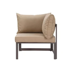 Fortuna Six Piece Outdoor Patio Sectional with Armchair