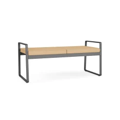 Foundry 2 Seat Bench In Standard Upholstery