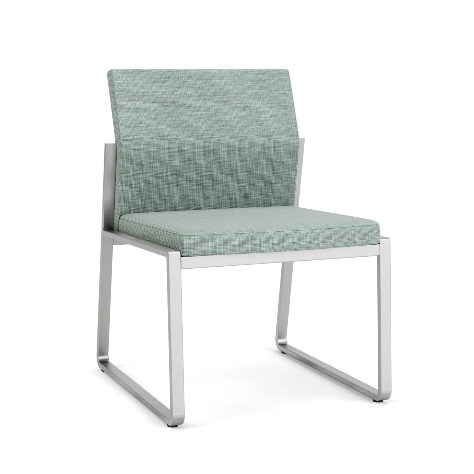 Foundry Armless Guest Chair In Premium Upholstery