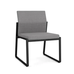 Foundry Armless Guest Chair In Premium Upholstery