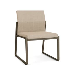 Foundry Armless Guest Chair In Premium Upholstery