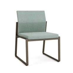 Foundry Armless Guest Chair In Premium Upholstery