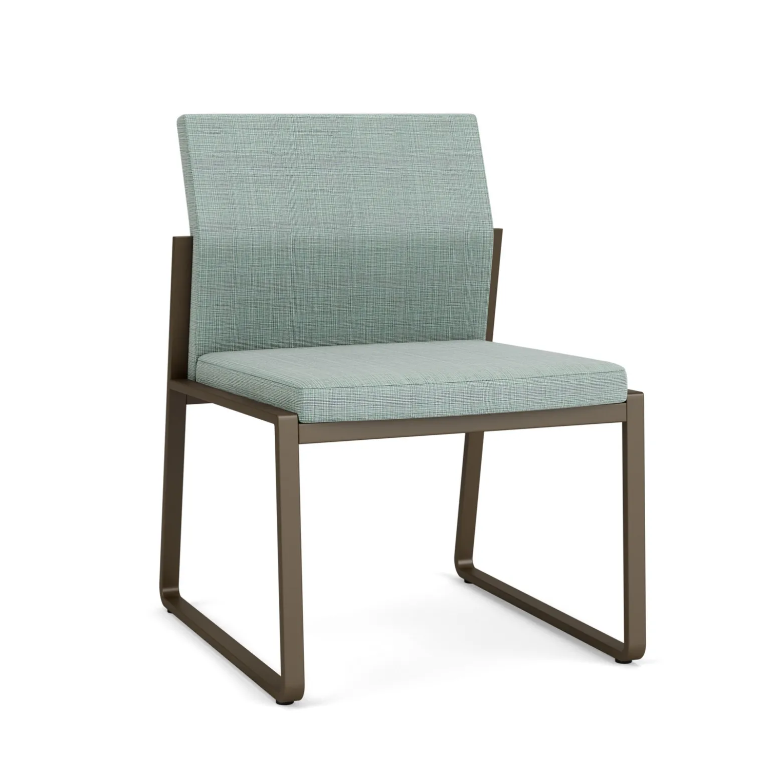 Foundry Armless Guest Chair In Premium Upholstery