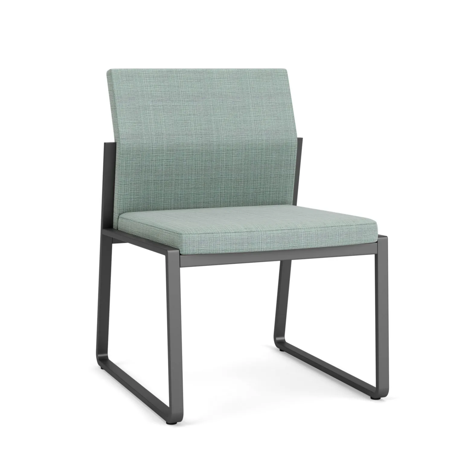 Foundry Armless Guest Chair In Premium Upholstery