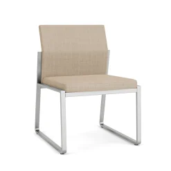 Foundry Armless Guest Chair In Premium Upholstery