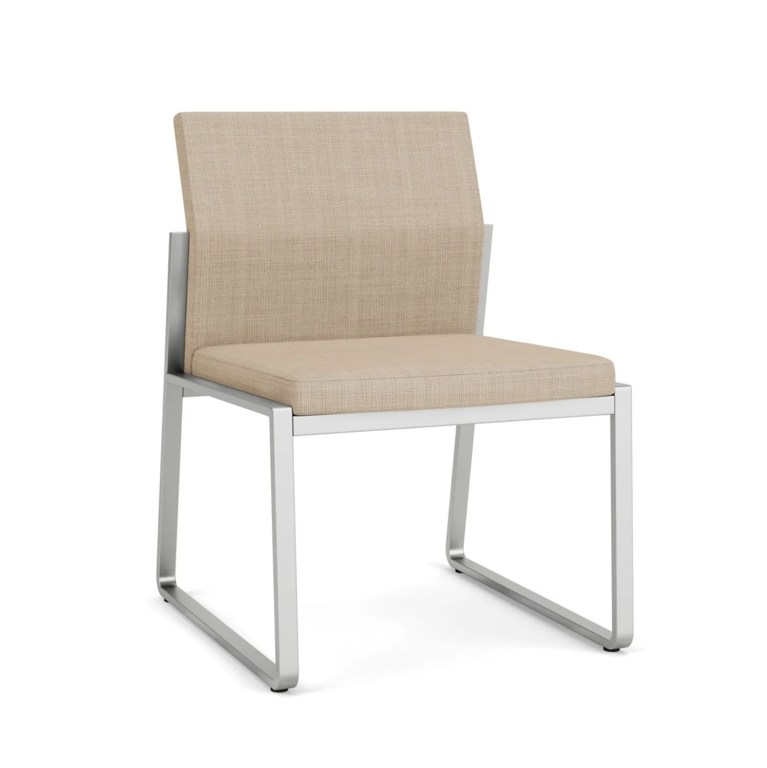 Foundry Armless Guest Chair In Premium Upholstery