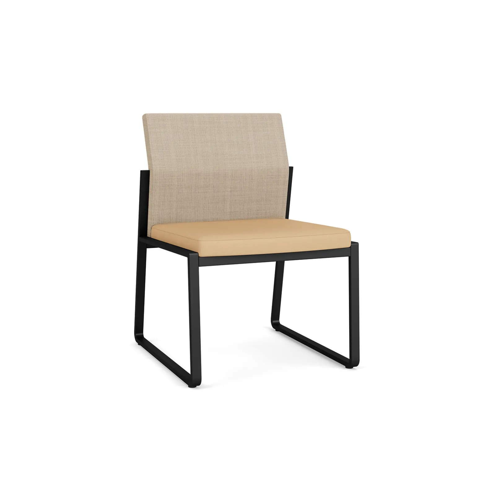 Foundry Armless Guest Chair In Premium Upholstery
