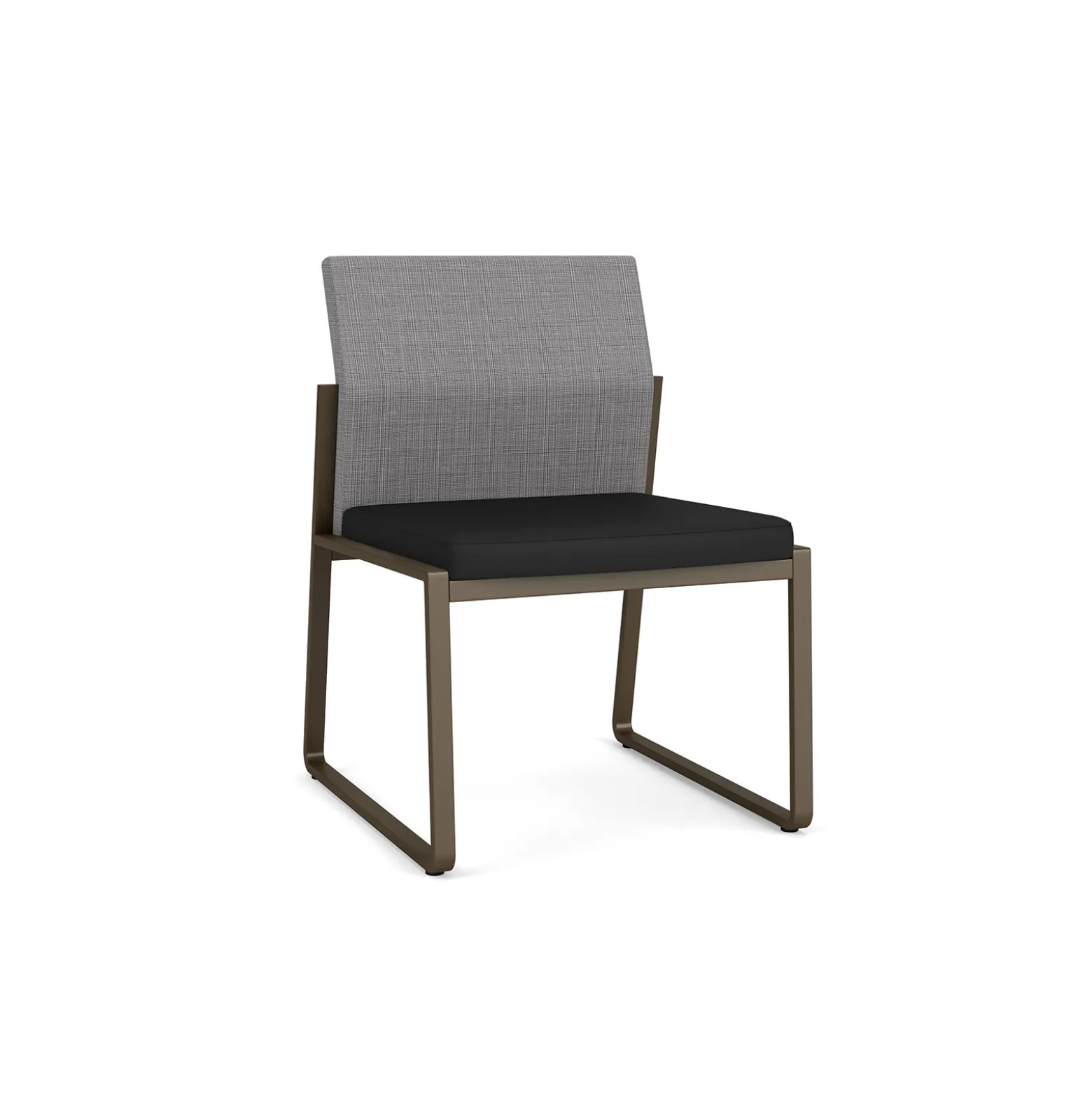 Foundry Armless Guest Chair In Premium Upholstery