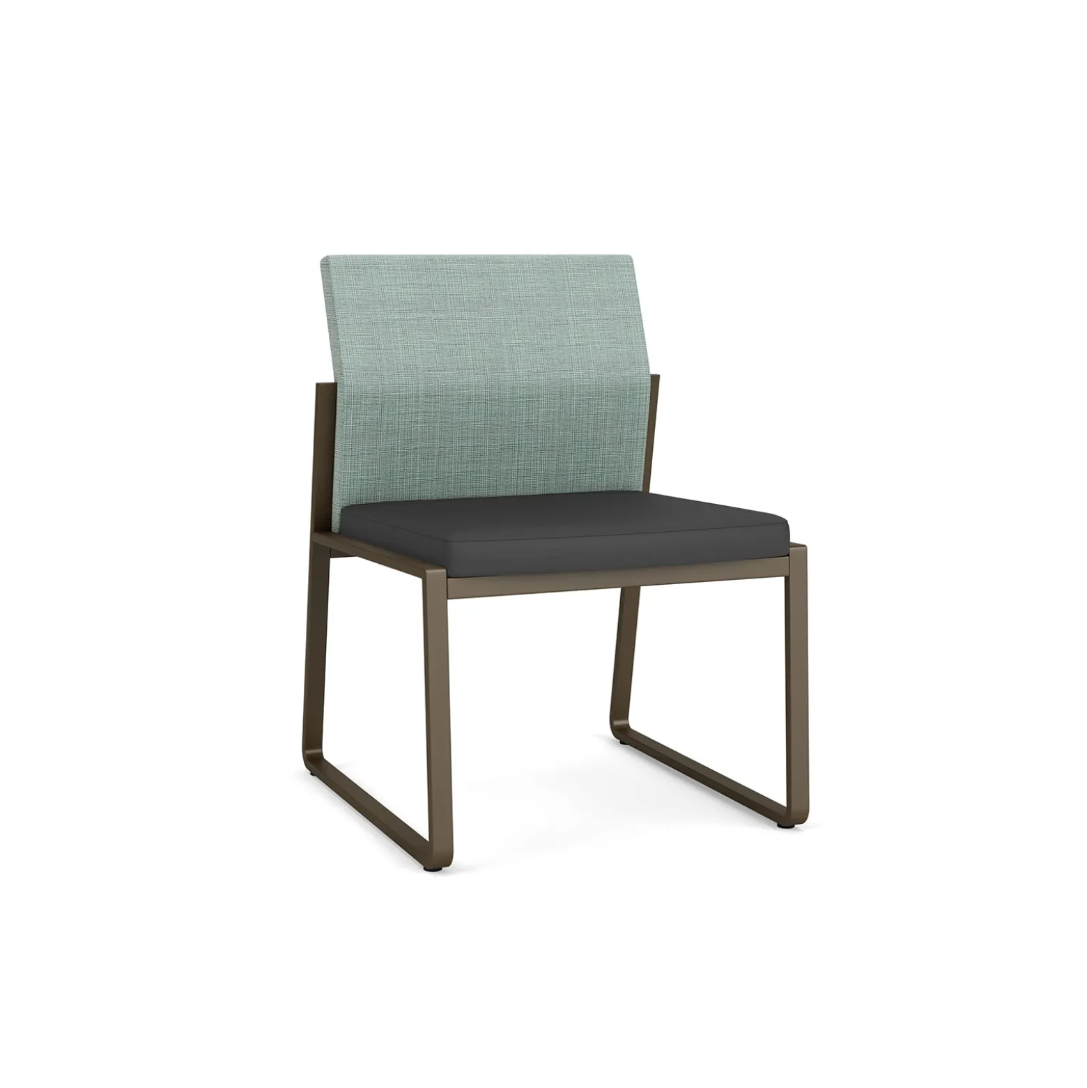 Foundry Armless Guest Chair In Premium Upholstery