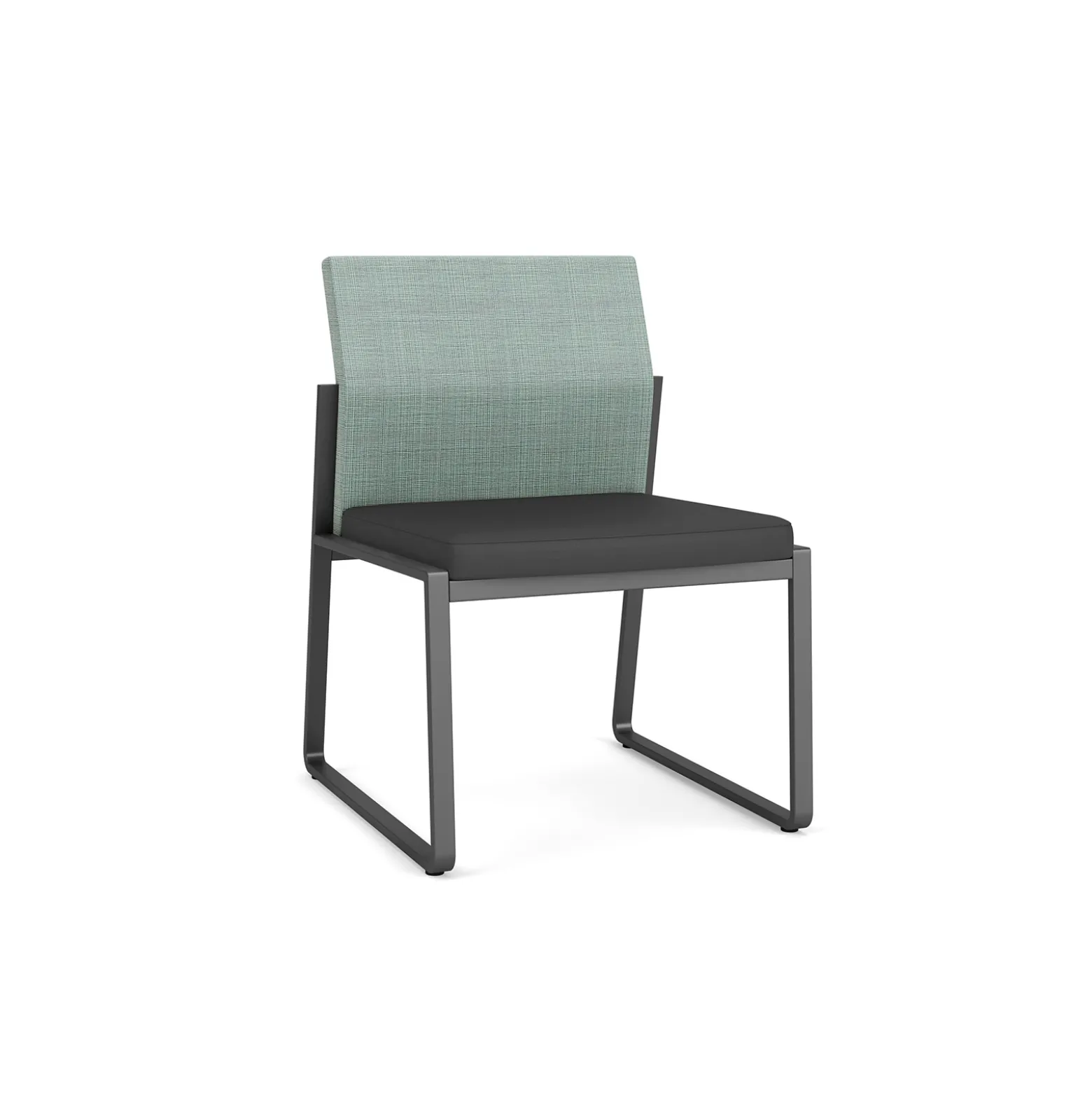 Foundry Armless Guest Chair In Premium Upholstery