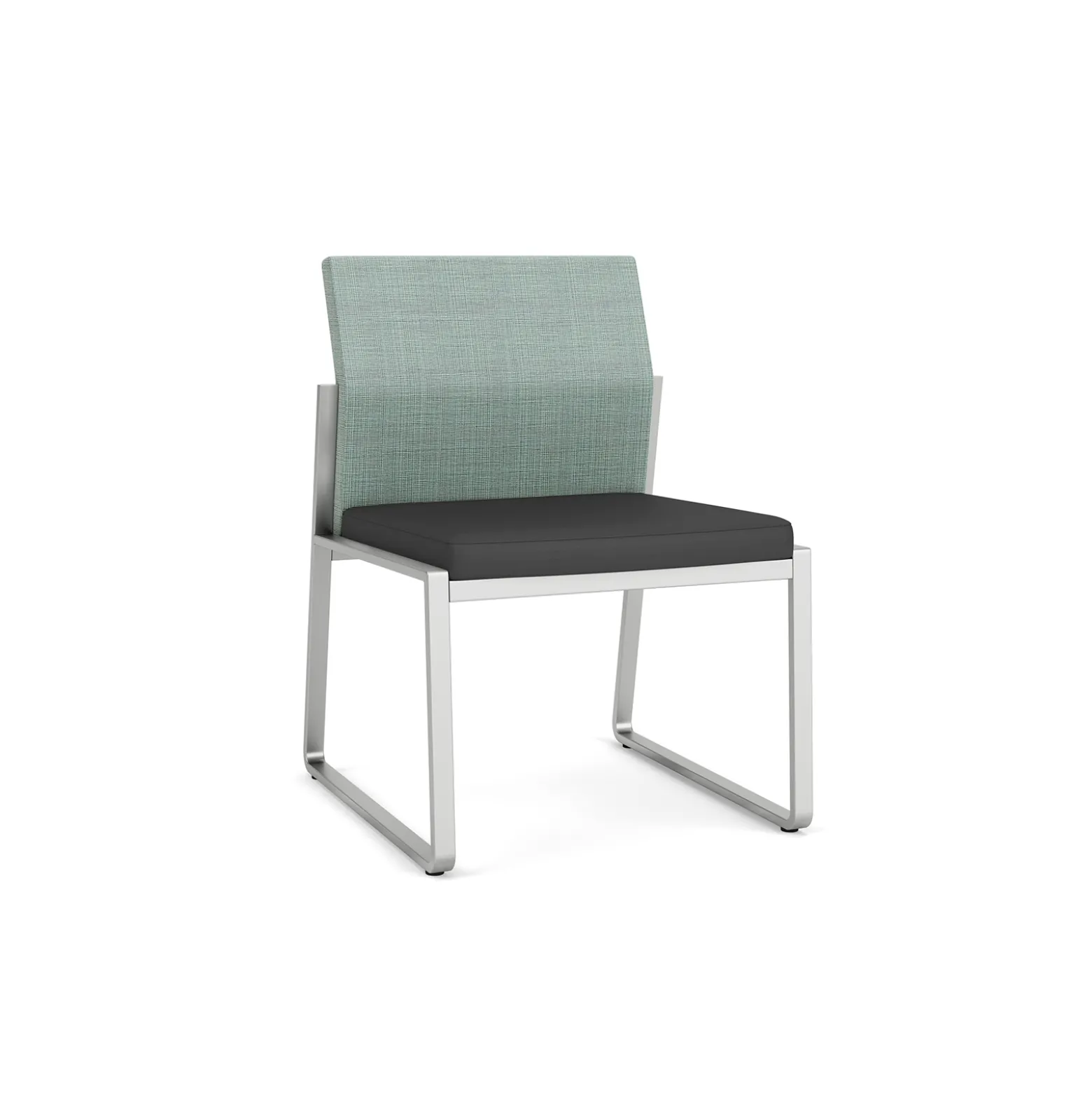 Foundry Armless Guest Chair In Premium Upholstery
