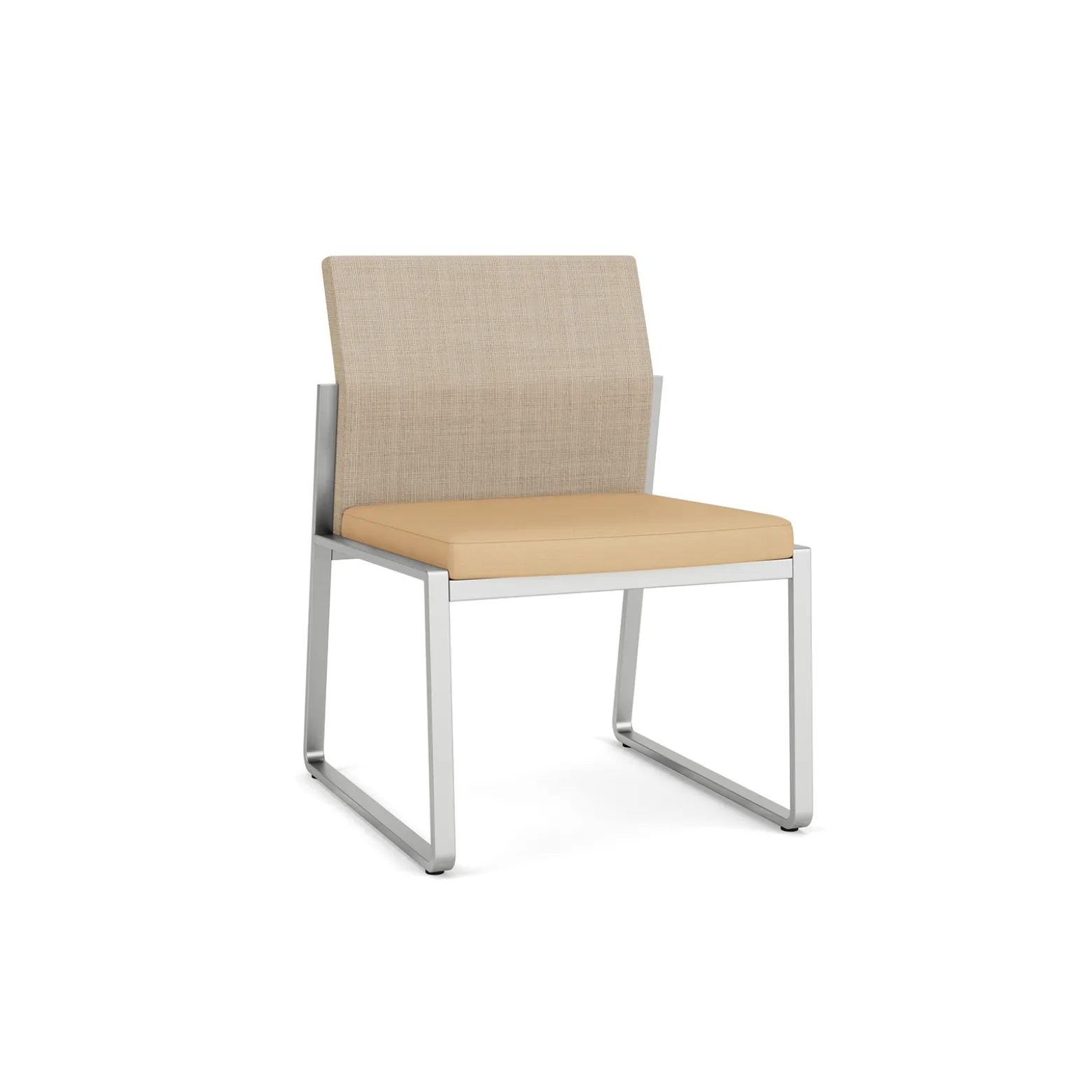 Foundry Armless Guest Chair In Premium Upholstery