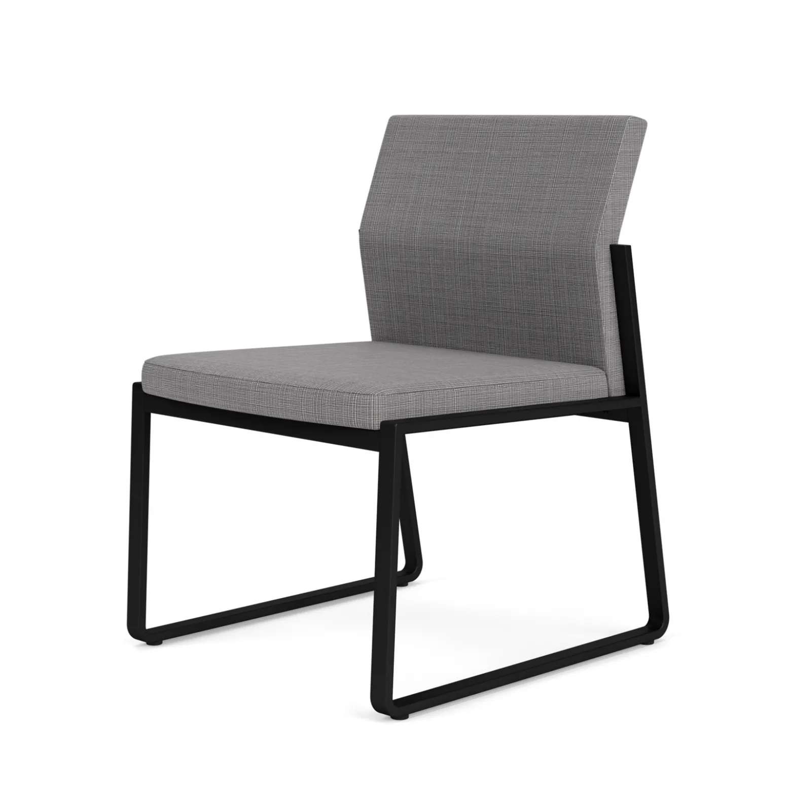 Foundry Armless Guest Chair In Premium Upholstery