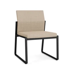 Foundry Armless Guest Chair In Premium Upholstery