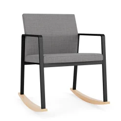 Foundry Rocking Guest Chair In Premium Upholstery