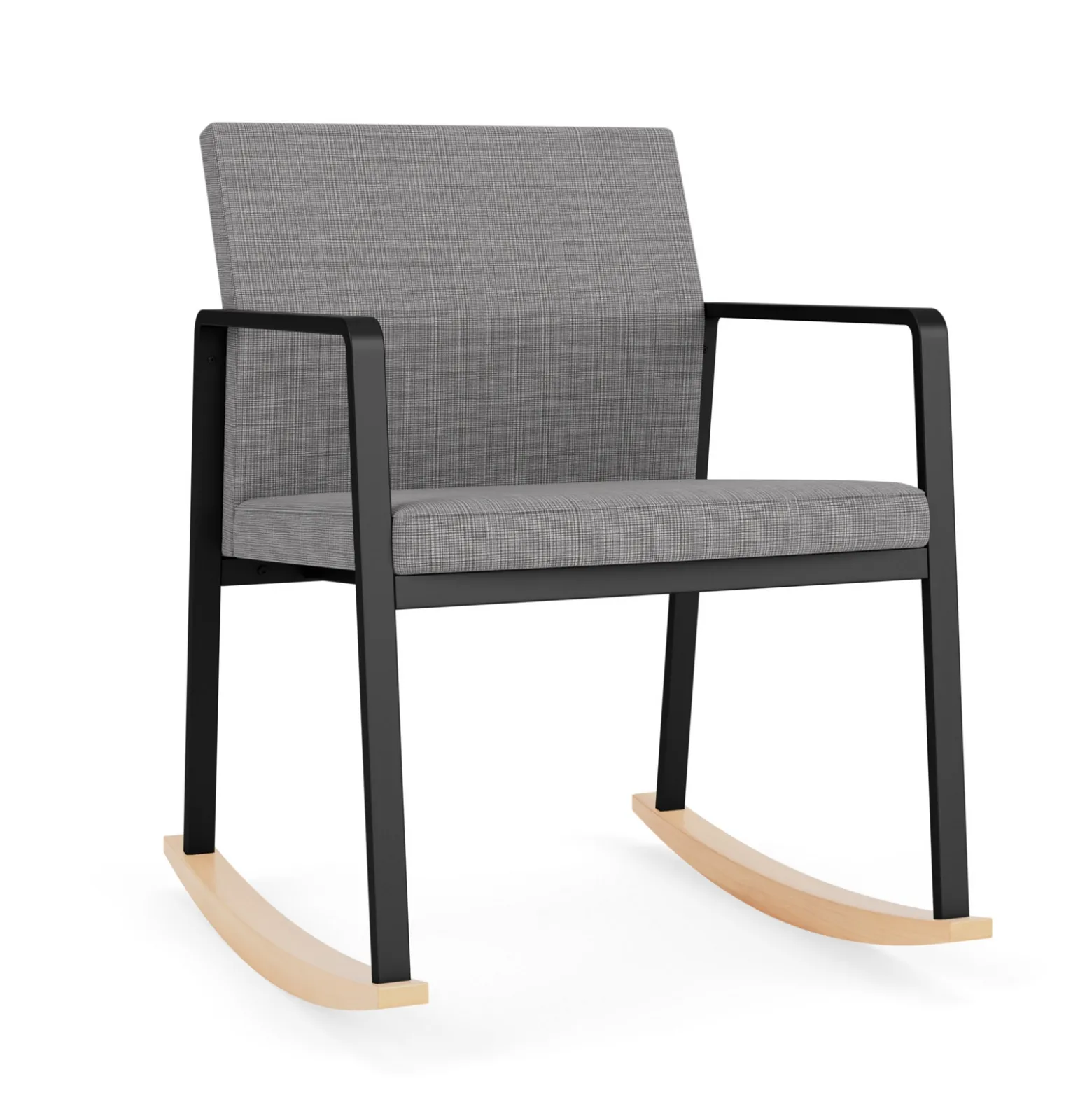 Foundry Rocking Guest Chair In Premium Upholstery