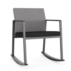 Foundry Rocking Guest Chair In Premium Upholstery
