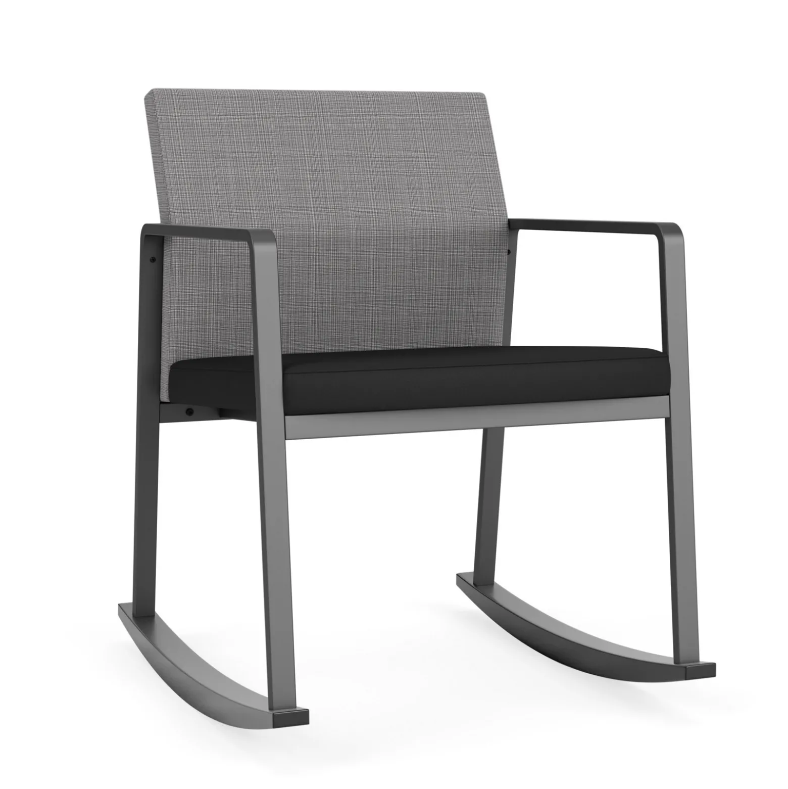 Foundry Rocking Guest Chair In Premium Upholstery