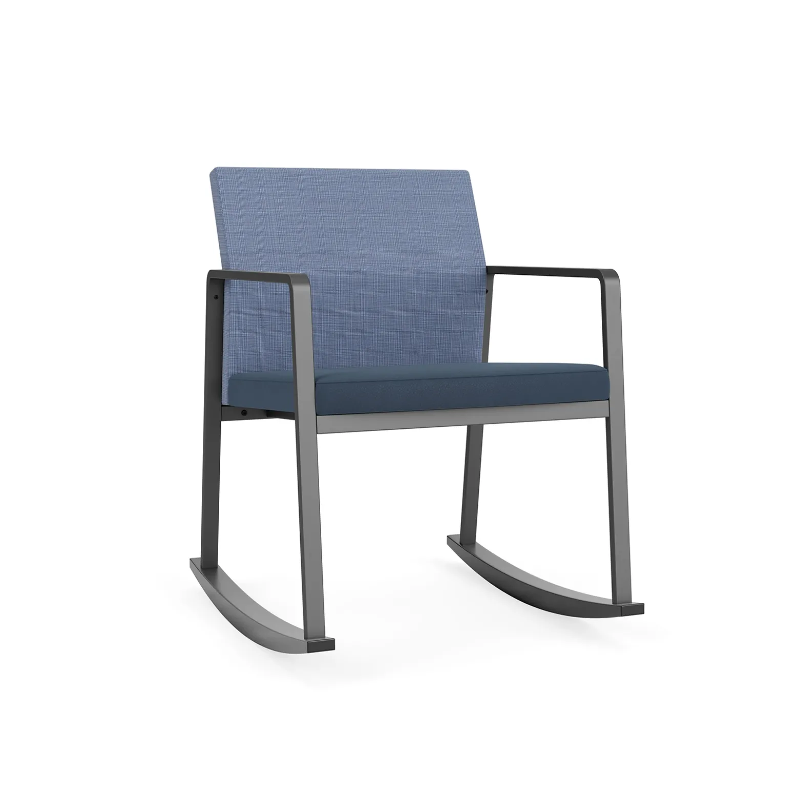 Foundry Rocking Guest Chair In Premium Upholstery