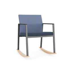 Foundry Rocking Guest Chair In Premium Upholstery