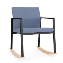 Foundry Rocking Guest Chair In Premium Upholstery