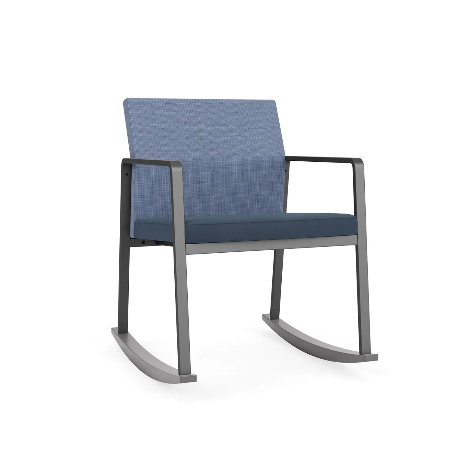 Foundry Rocking Guest Chair In Premium Upholstery