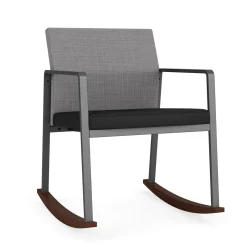 Foundry Rocking Guest Chair In Premium Upholstery