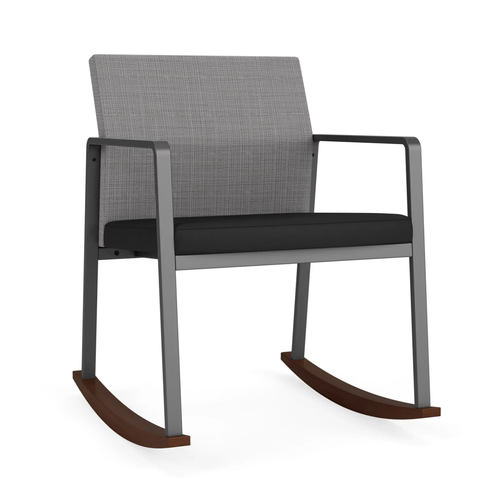 Foundry Rocking Guest Chair In Premium Upholstery