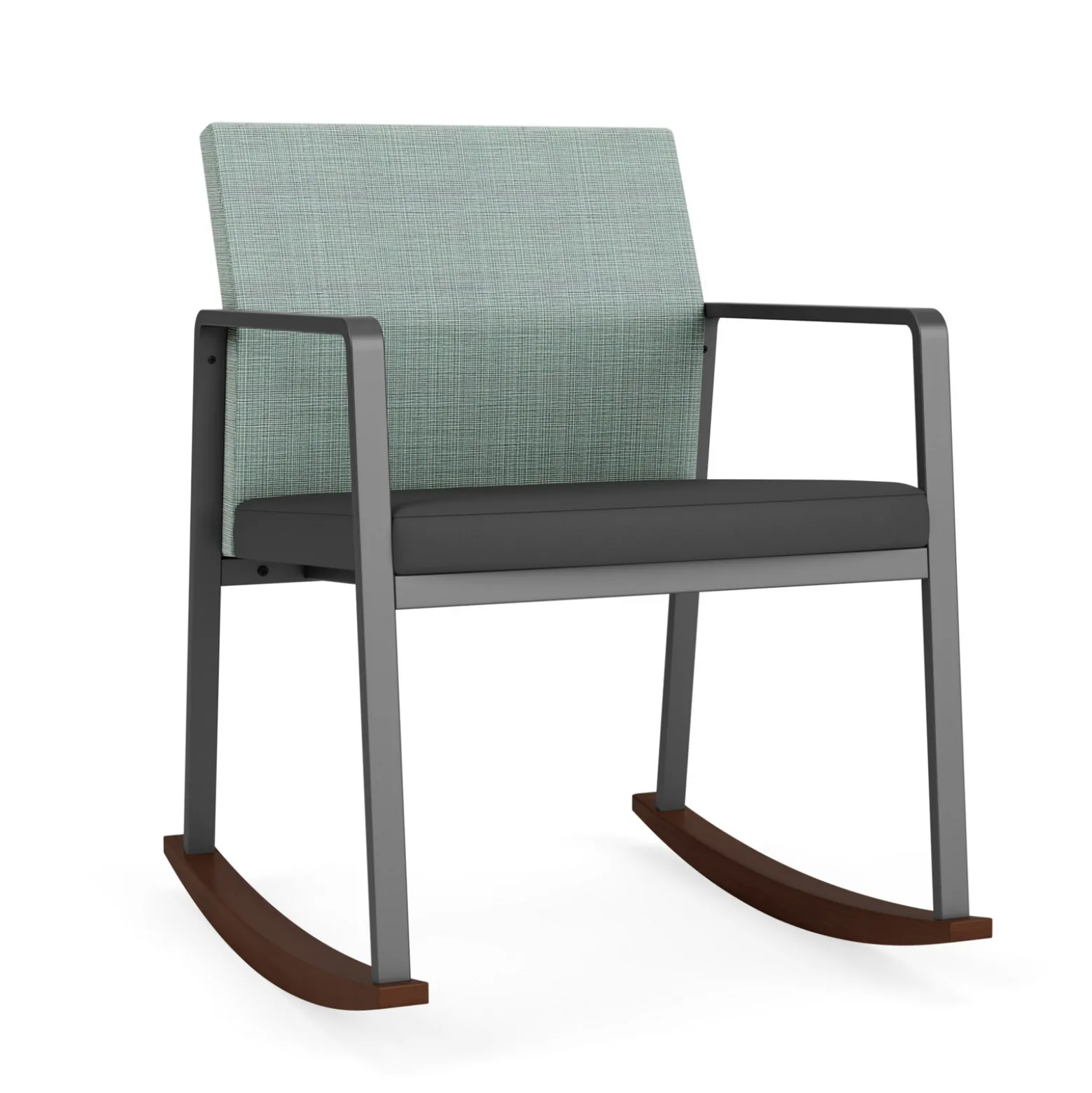 Foundry Rocking Guest Chair In Premium Upholstery