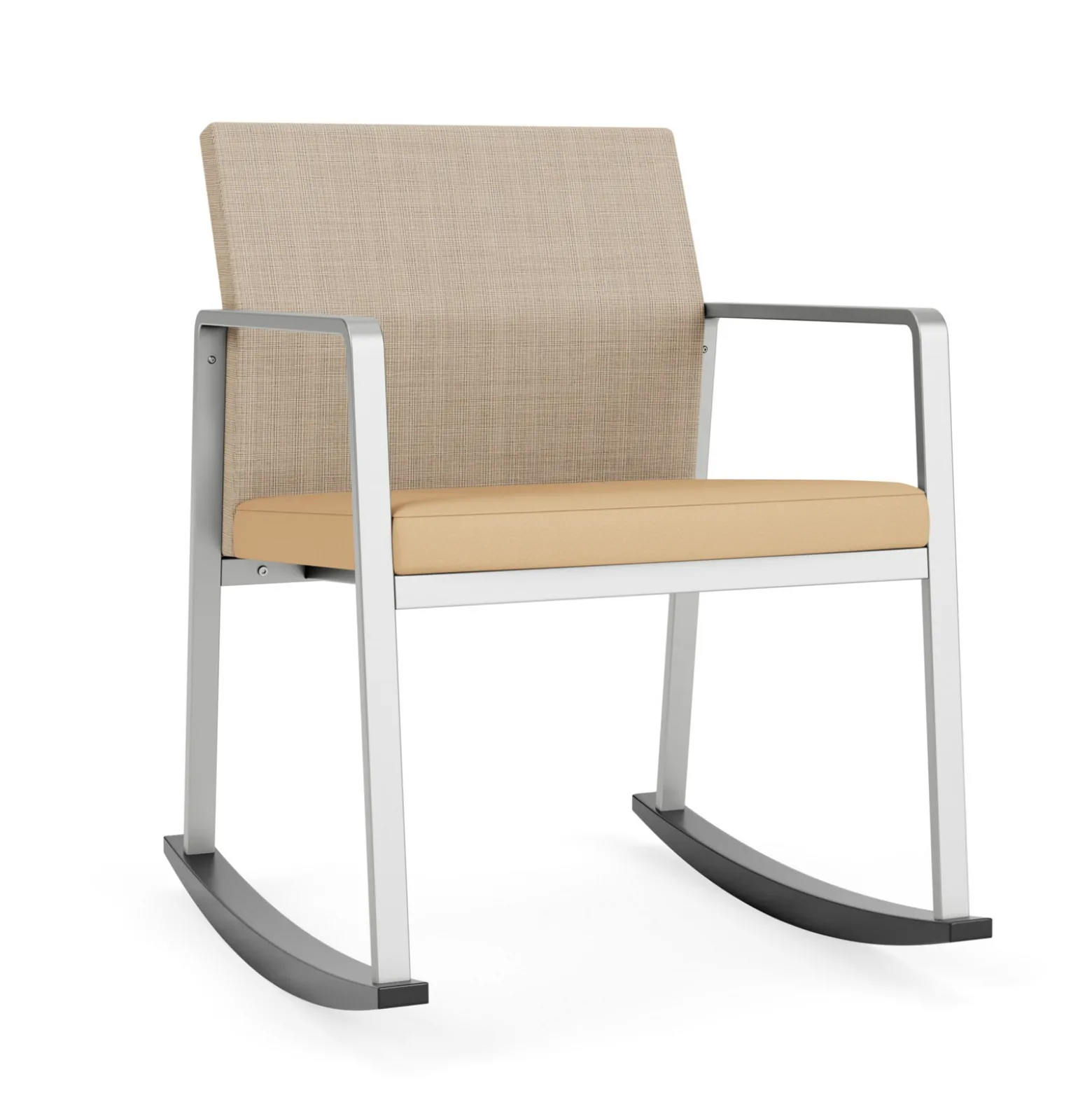 Foundry Rocking Guest Chair In Premium Upholstery