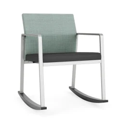 Foundry Rocking Guest Chair In Premium Upholstery