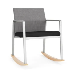 Foundry Rocking Guest Chair In Premium Upholstery