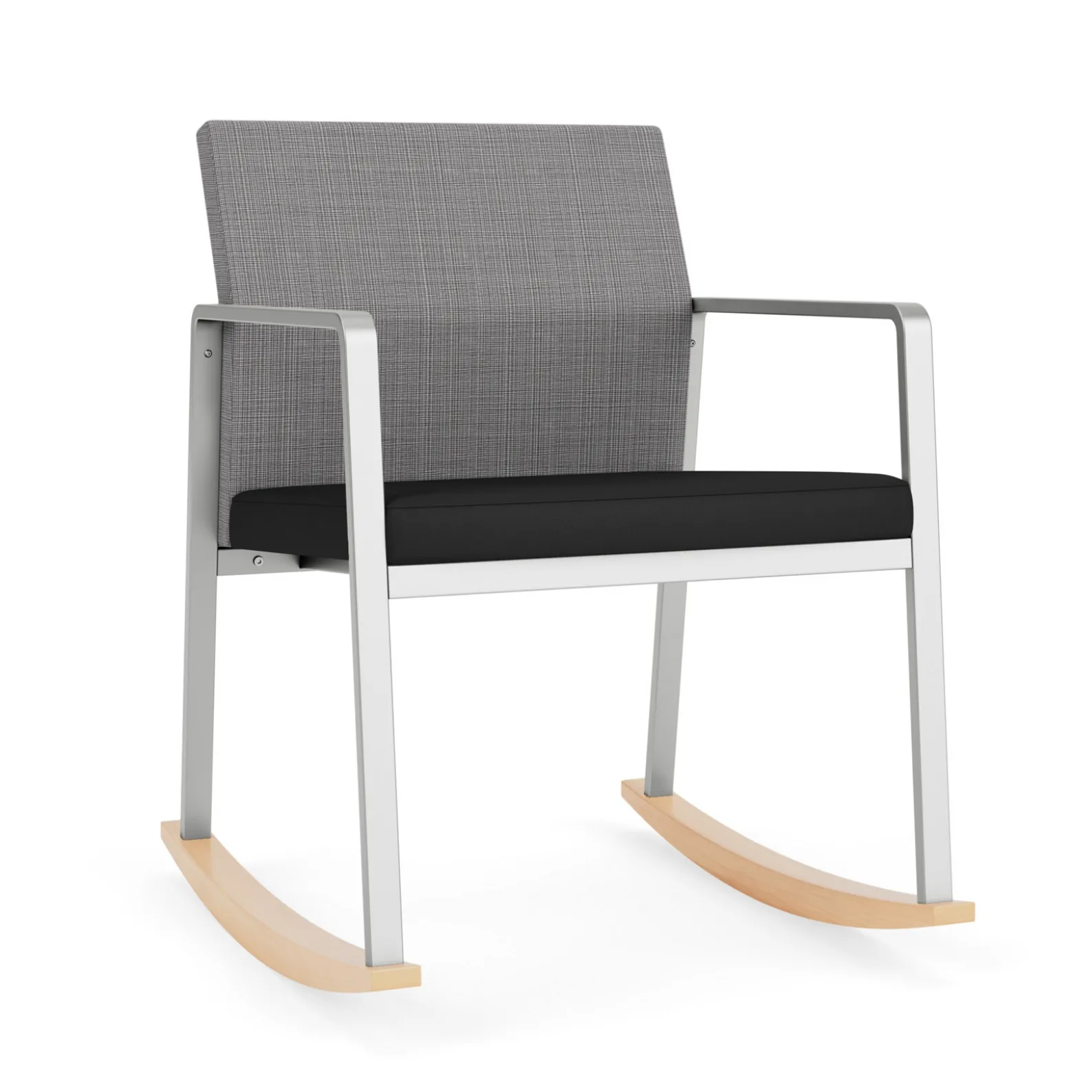 Foundry Rocking Guest Chair In Premium Upholstery
