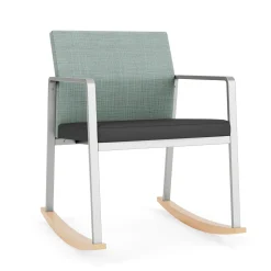 Foundry Rocking Guest Chair In Premium Upholstery