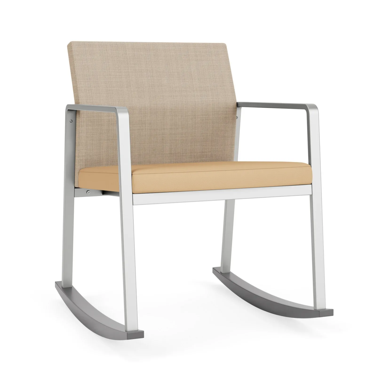 Foundry Rocking Guest Chair In Premium Upholstery
