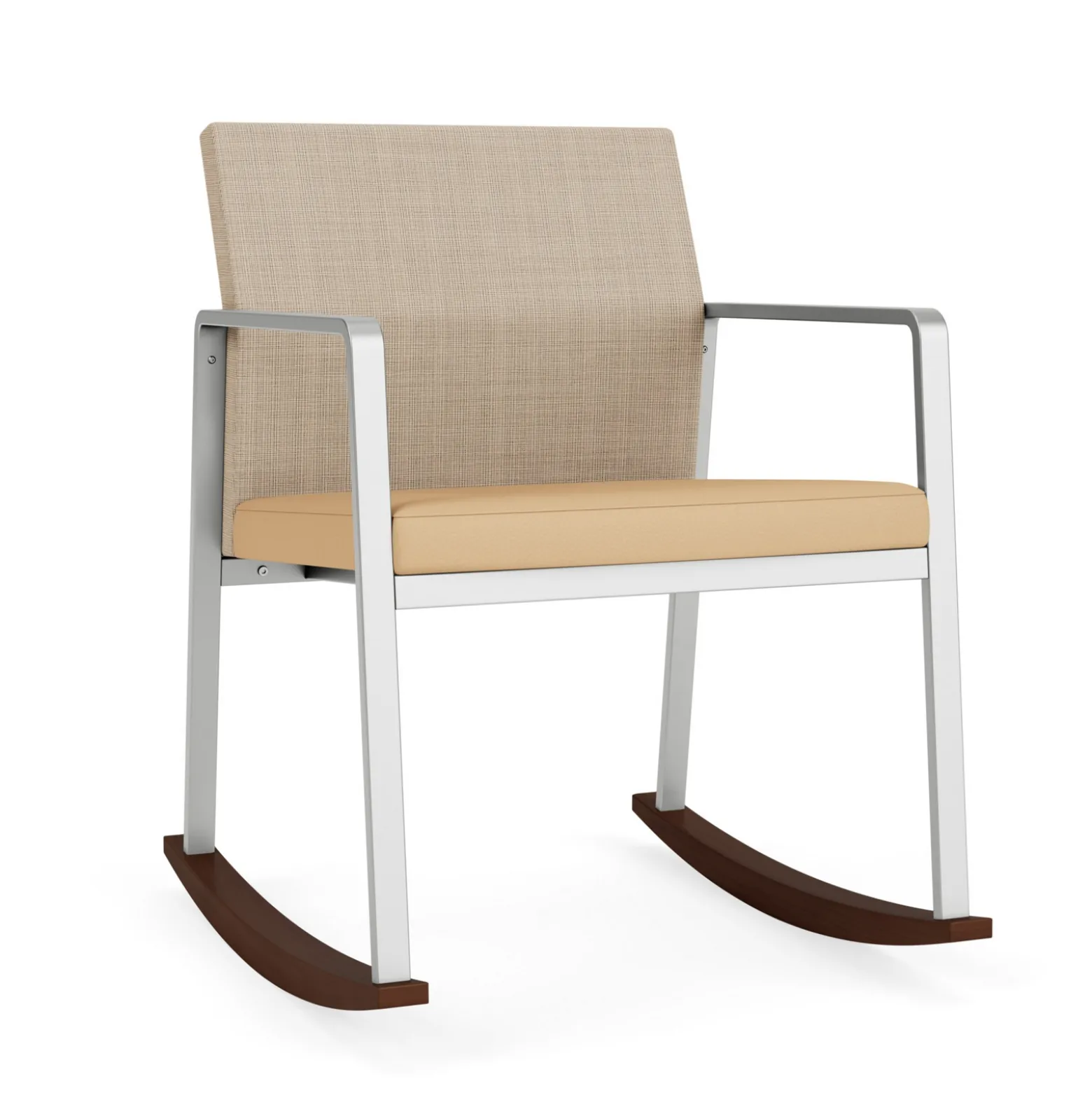 Foundry Rocking Guest Chair In Premium Upholstery