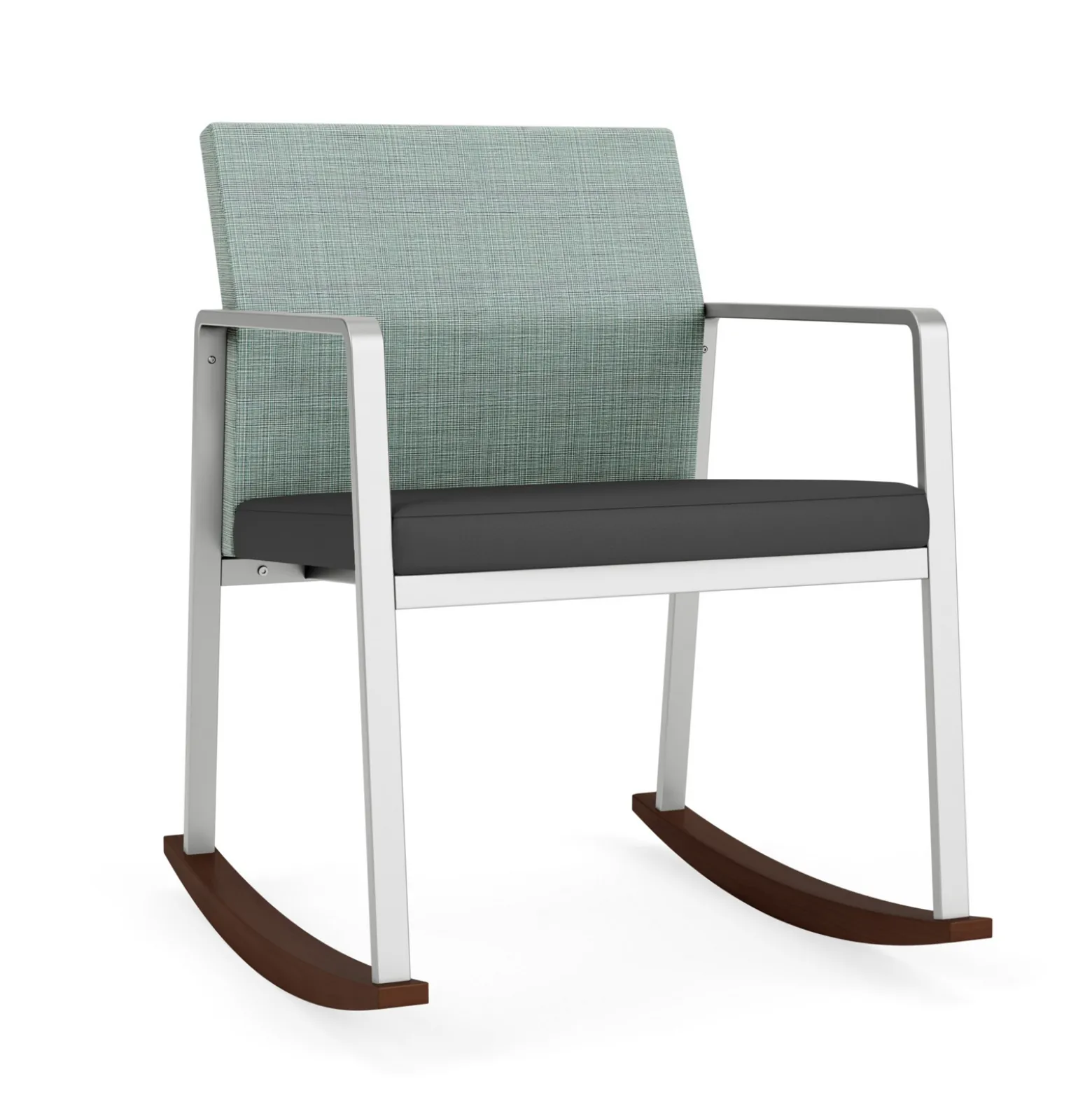 Foundry Rocking Guest Chair In Premium Upholstery