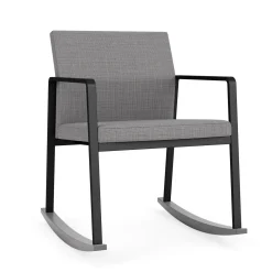 Foundry Rocking Guest Chair In Premium Upholstery