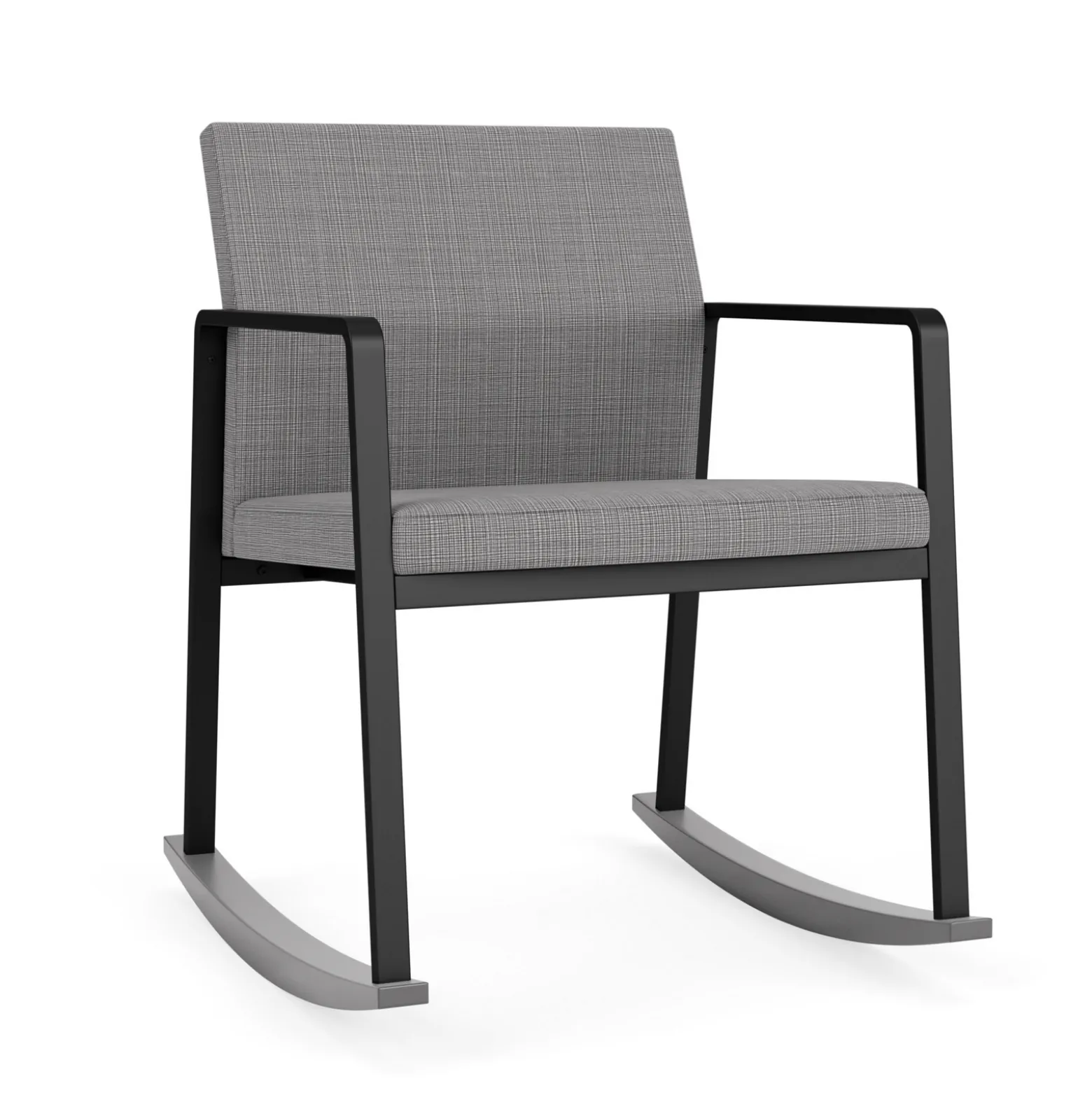 Foundry Rocking Guest Chair In Premium Upholstery
