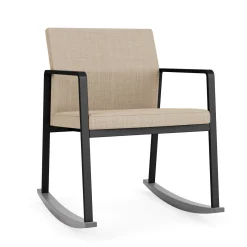 Foundry Rocking Guest Chair In Premium Upholstery