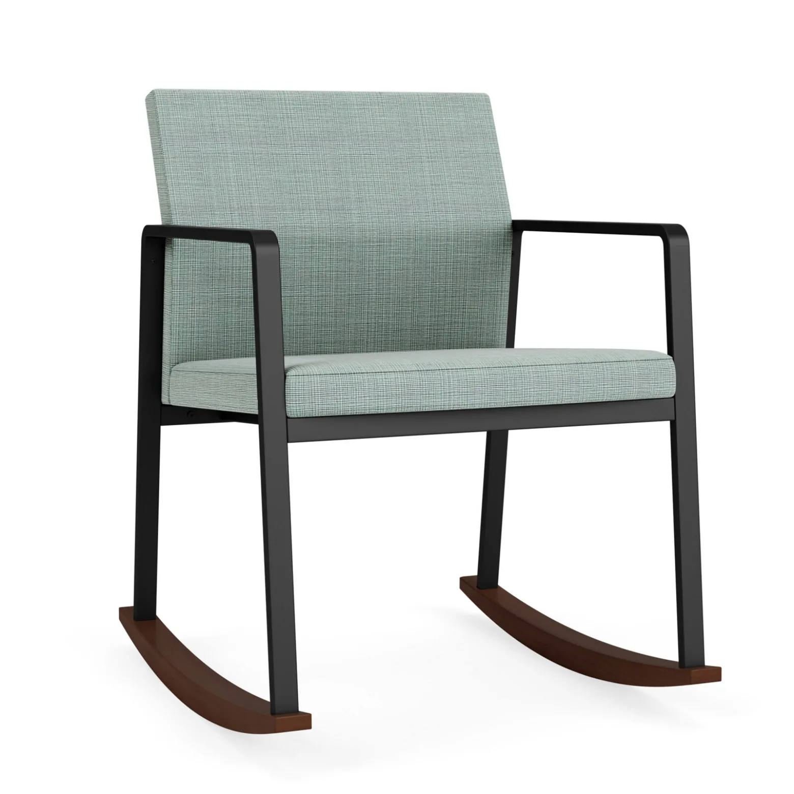 Foundry Rocking Guest Chair In Premium Upholstery