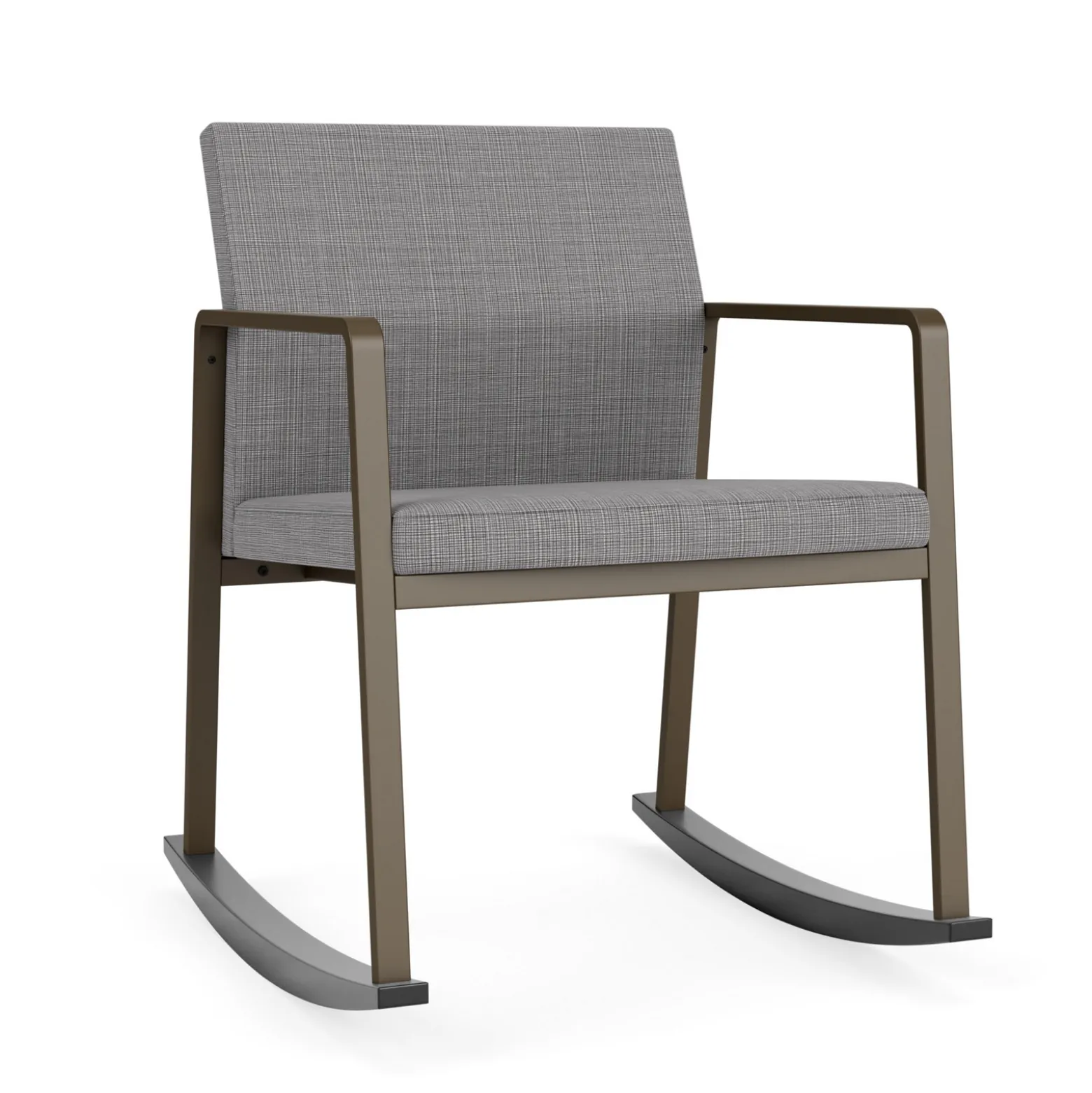 Foundry Rocking Guest Chair In Premium Upholstery