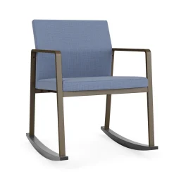 Foundry Rocking Guest Chair In Premium Upholstery
