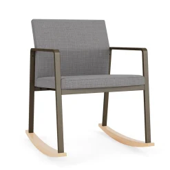 Foundry Rocking Guest Chair In Premium Upholstery
