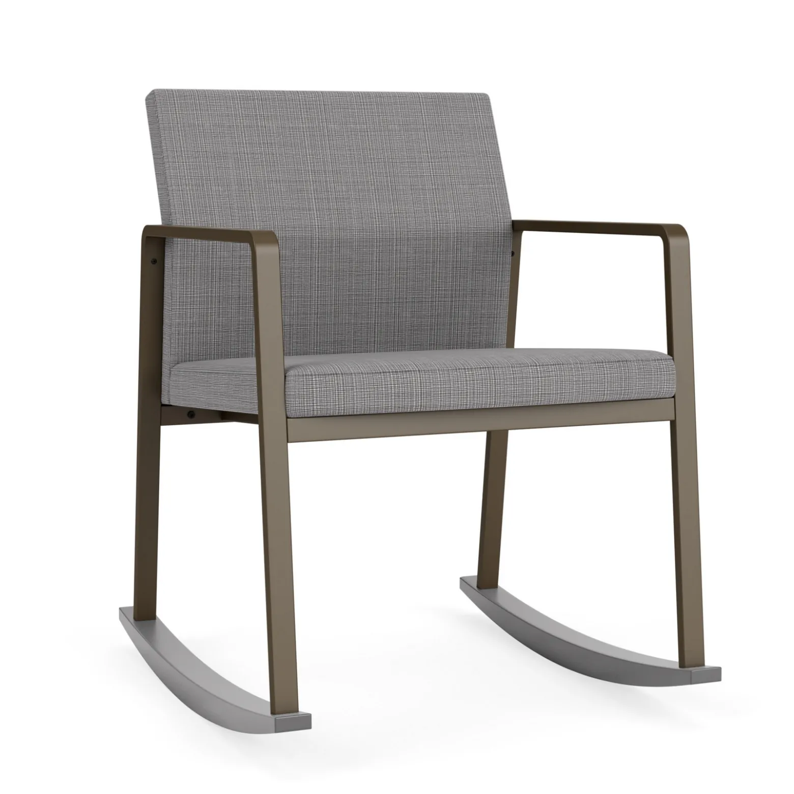 Foundry Rocking Guest Chair In Premium Upholstery