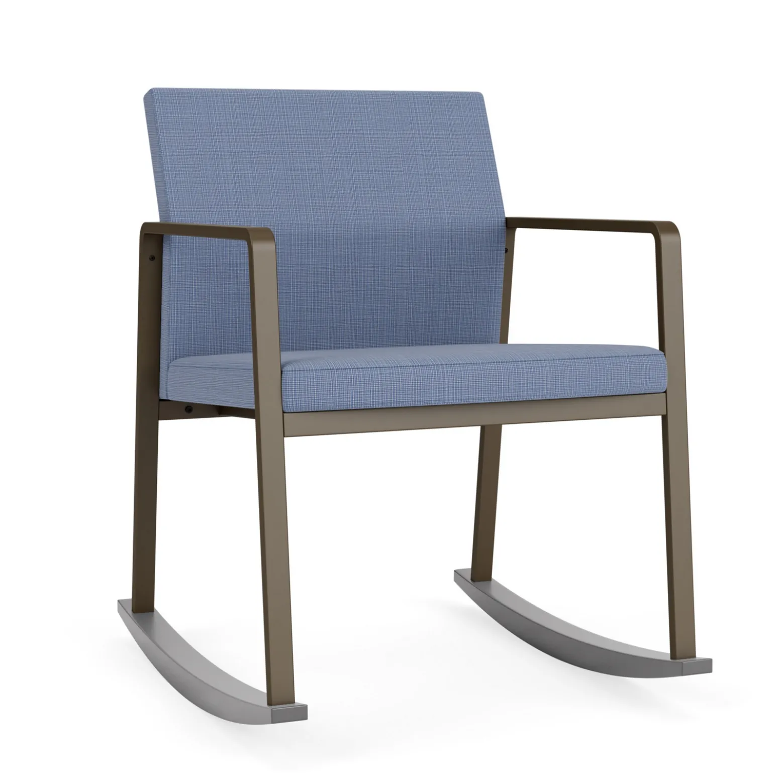 Foundry Rocking Guest Chair In Premium Upholstery
