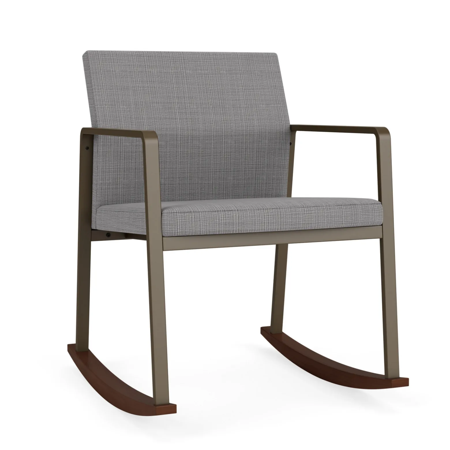 Foundry Rocking Guest Chair In Premium Upholstery