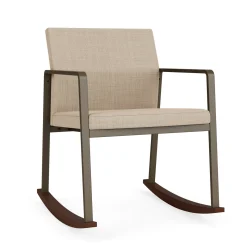 Foundry Rocking Guest Chair In Premium Upholstery