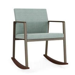 Foundry Rocking Guest Chair In Premium Upholstery