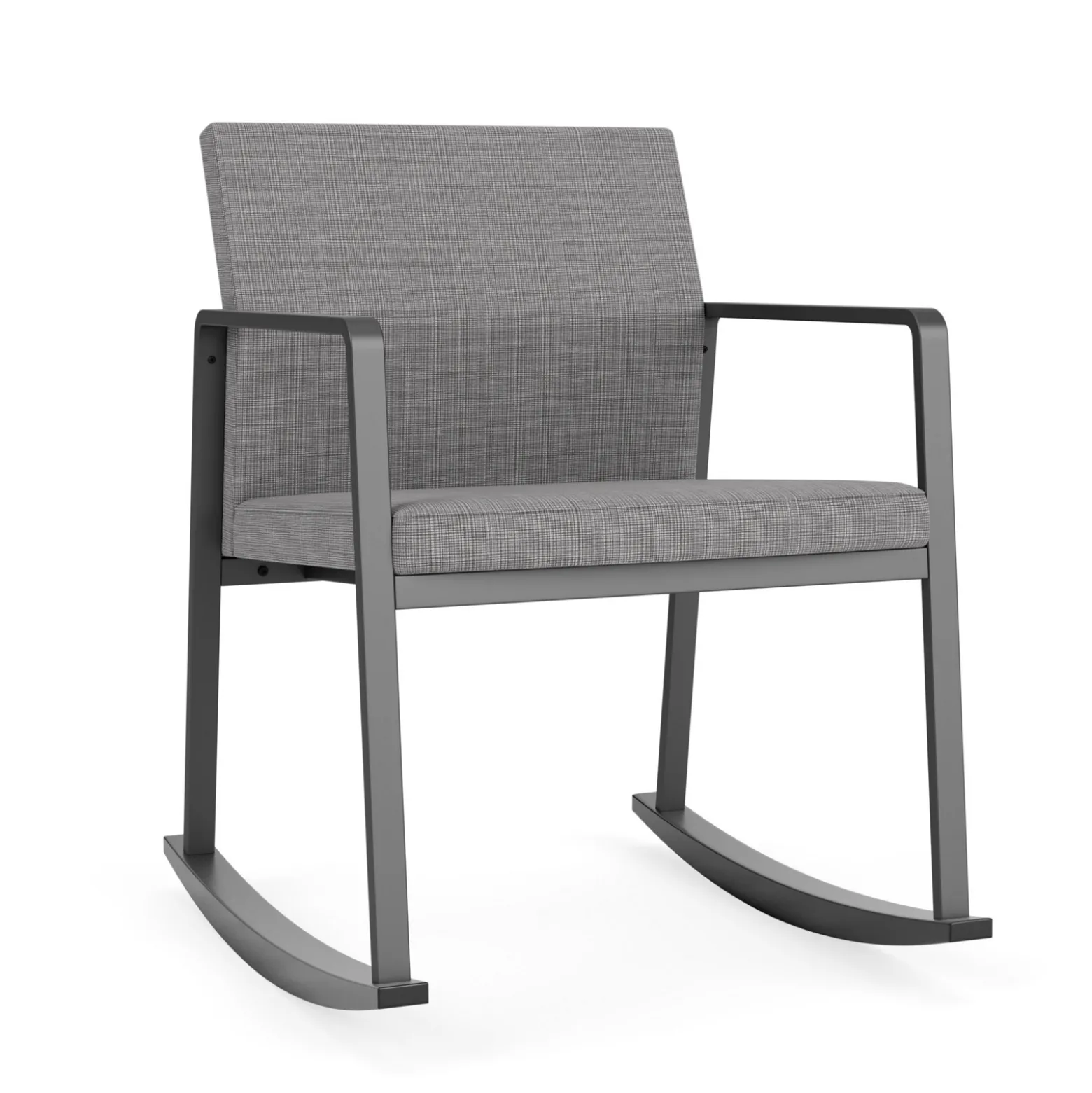 Foundry Rocking Guest Chair In Premium Upholstery